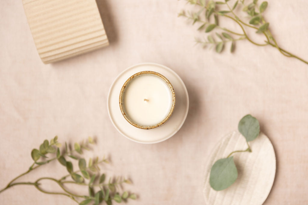christmas gift with oil burner handmade aromatherapy candle and either wax melts or pure blend
