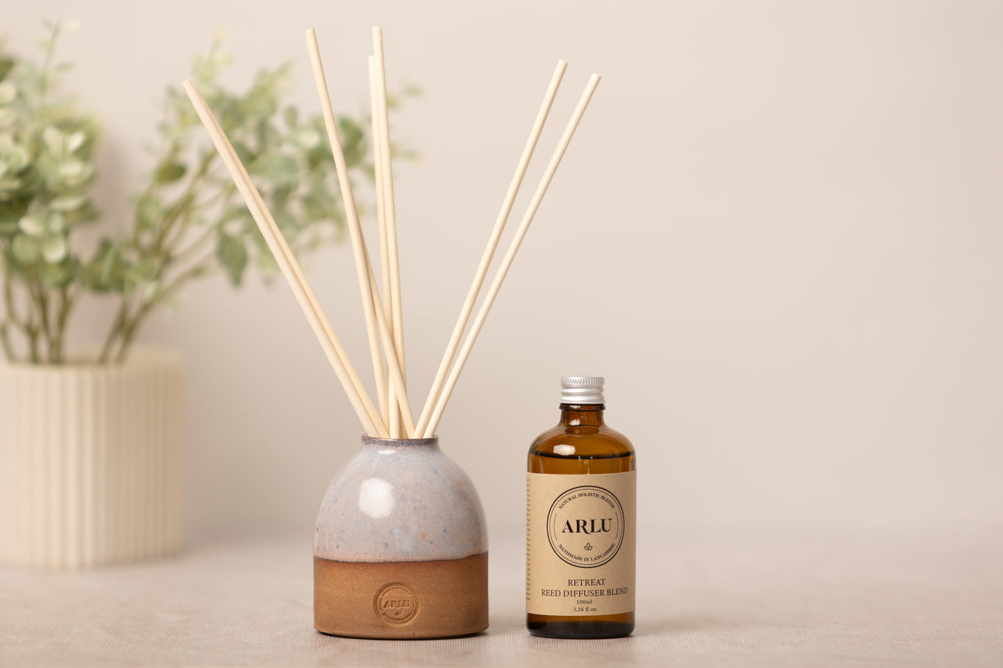 Retreat Reed Diffuser in Handmade Pot