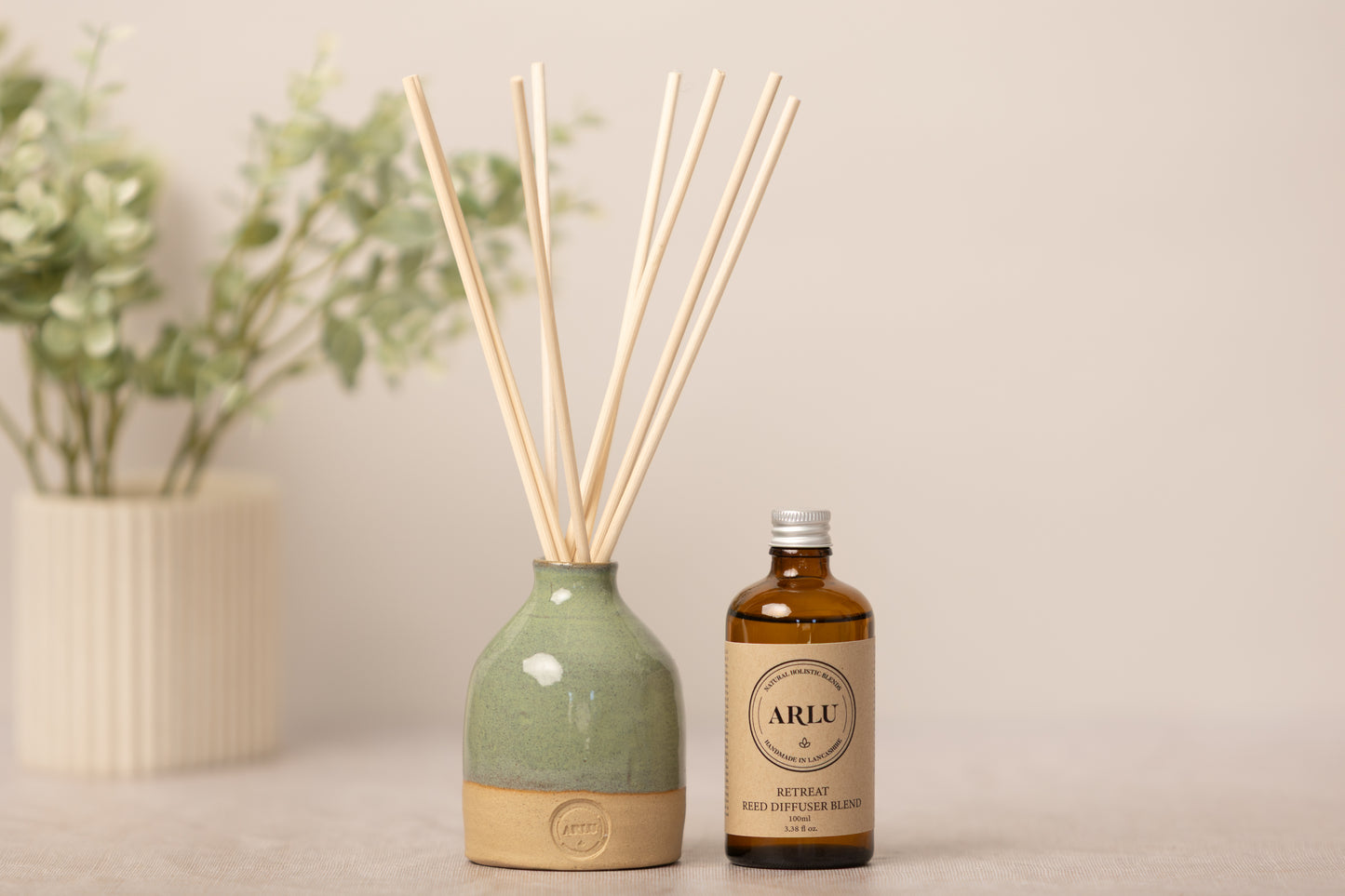 Retreat Reed Diffuser in Handmade Pot