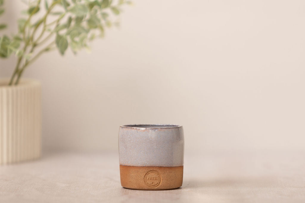 Glow Aromatherapy Candle in handmade pot