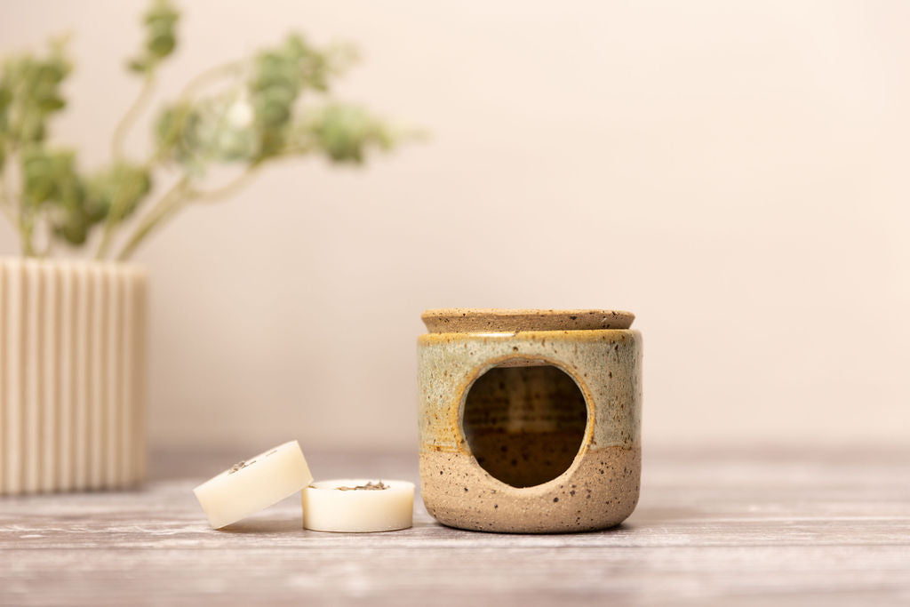 Christmas gift with handmade oil burner handmade aromatherapy wax melts